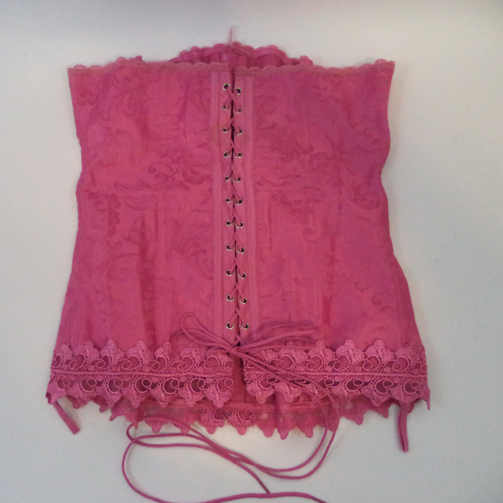 Frederick's of Hollywood Pink Bustier CL471 0219